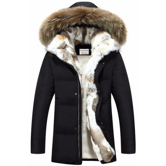 Hooded Down & Fur Parka