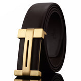 Luxury Gold Leather Belt