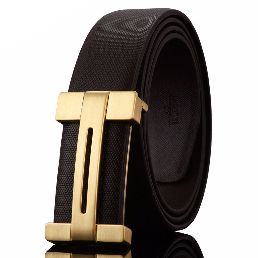 Luxury Gold Leather Belt