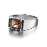 4 Carat Smokey Quartz Ring