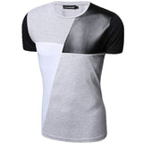 Slim Fit Crew Neck T-Shirt with Cross Design