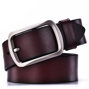 Maroon Leather Belt