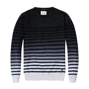 Casual Fading Stripe Sweater