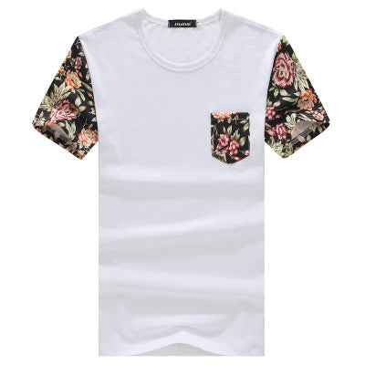 Floral Sleeved Summer T-Shirt