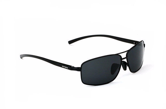 Polarized Rectangular Pilot Sunglasses