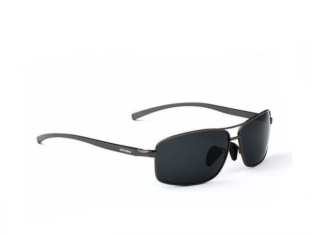 Polarized Rectangular Pilot Sunglasses