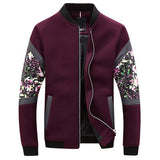 Floral College Zip-up