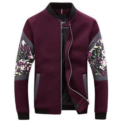 Floral College Zip-up