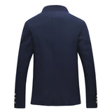 Mandarin Collared Homme Blazer