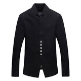 Mandarin Collared Homme Blazer