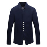 Mandarin Collared Homme Blazer