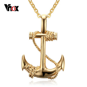 Golden Anchor Necklace (24