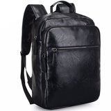 Dark Leather Backpack