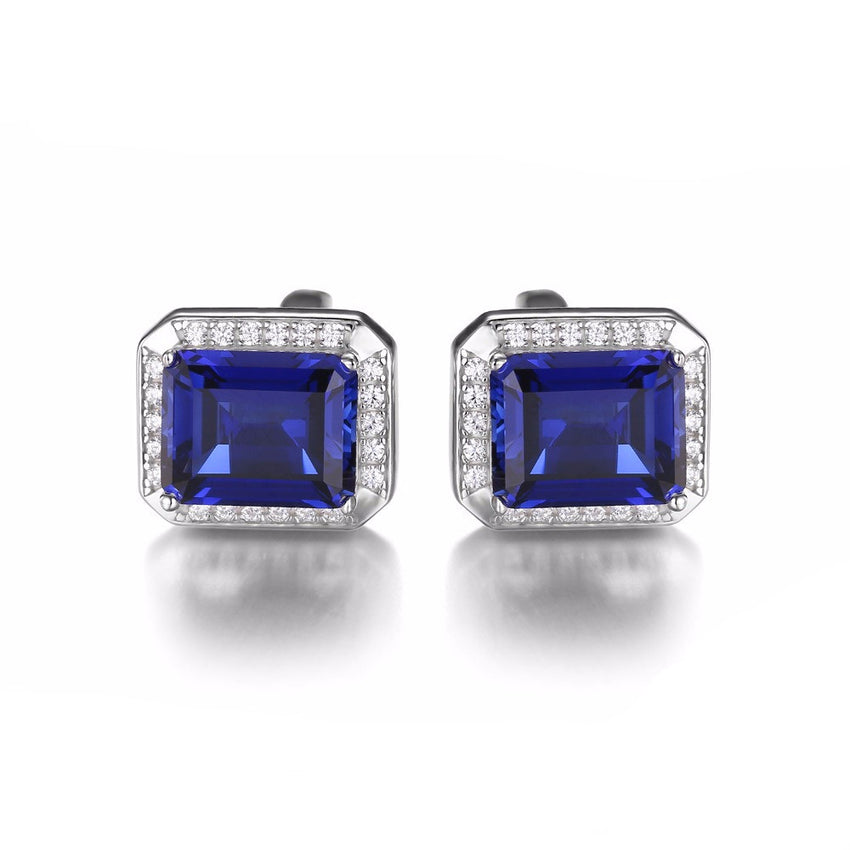 8.6 Carat Sapphire Cufflinks