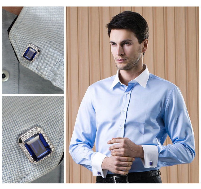 8.6 Carat Sapphire Cufflinks