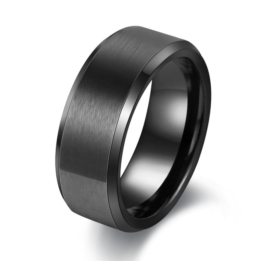 Black Tungsten Ring