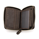 Smokey Grey Zippered Wallet