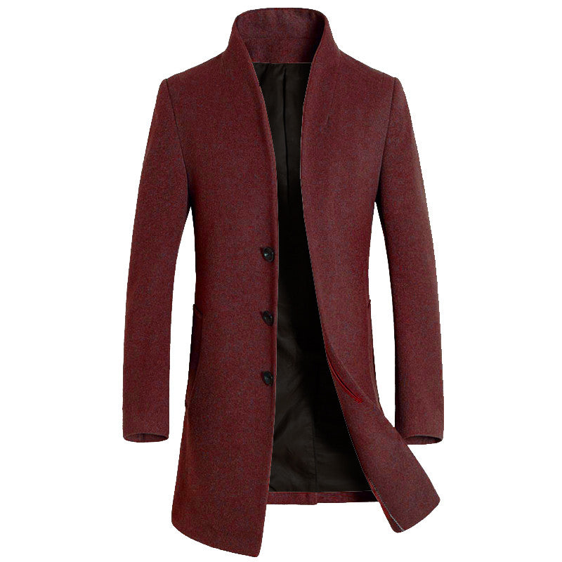 Winter Wool Trench Coat